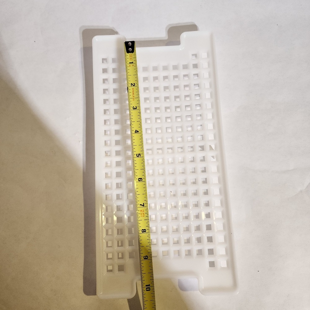 ☀️ Tupperware Crisper Replacement Insert Grid‎ Tray 5.5" x 11" White #756 - Picture 3 of 7